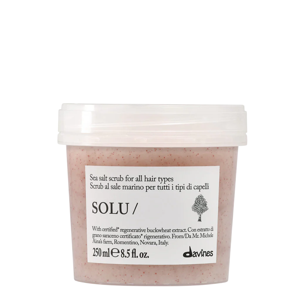 DAVINES Solu Sea Salt Scrub Cleanser New 250ml - Скраб-паста с морской солью DAVINES Solu Sea Salt Scrub Cleanser New 250ml - Скраб-паста с морской солью
